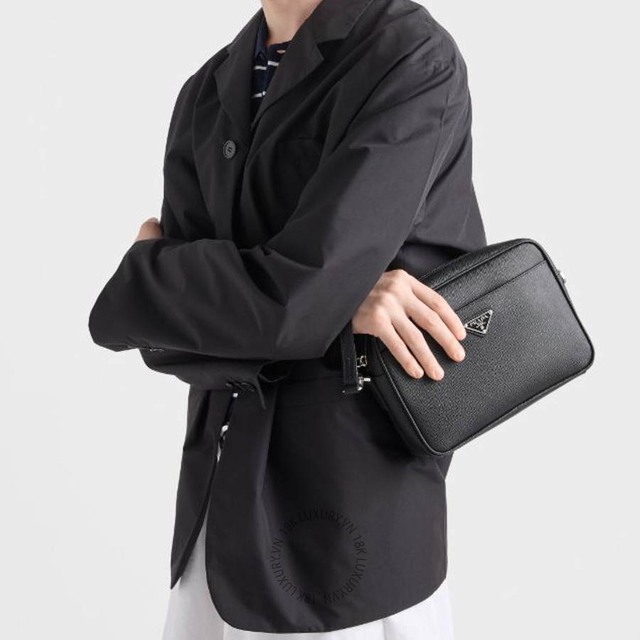 Túi xách đeo chéo Prada Saffiano leather shoulder 2VH210_9Z2_F0002_V_OOO NTPR270