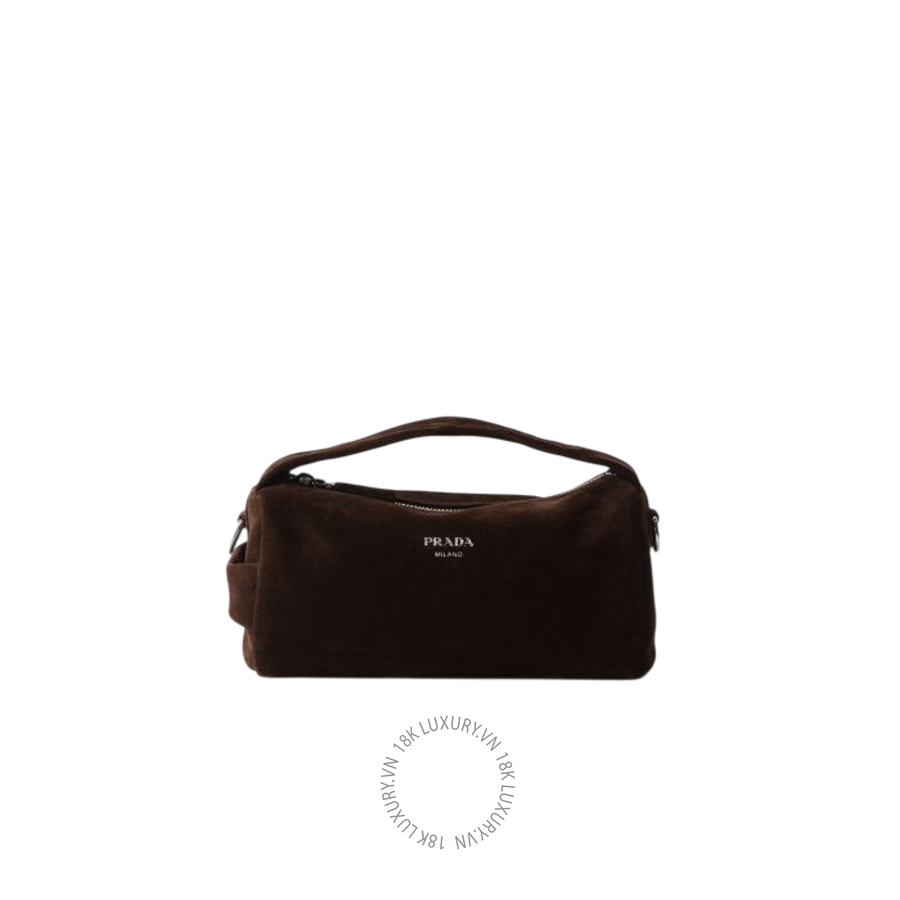 Túi xách đeo chéo Prada Suede leather shoulder 2VH188_2C4S_F0003_V_DOO NTPR261