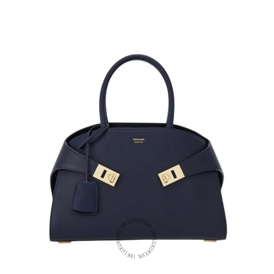 Túi Xách Đeo Chéo Salvatore Ferragamo Hug handbag (M) midnight blue 215608766762 MTRK157