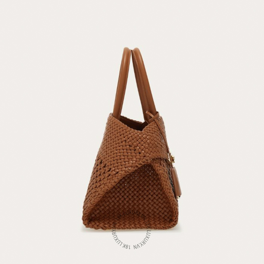 Túi Xách Đeo Chéo Salvatore Ferragamo Hug handbag (M) Natural brown 21A474789997 MTRK252