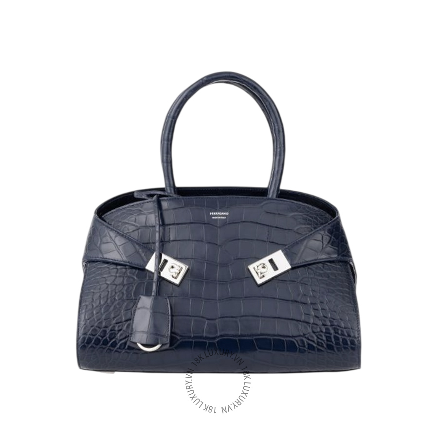 Túi Xách Đeo Chéo Salvatore Ferragamo Hug handbag (M) navy blue 219199792034 MTRK275