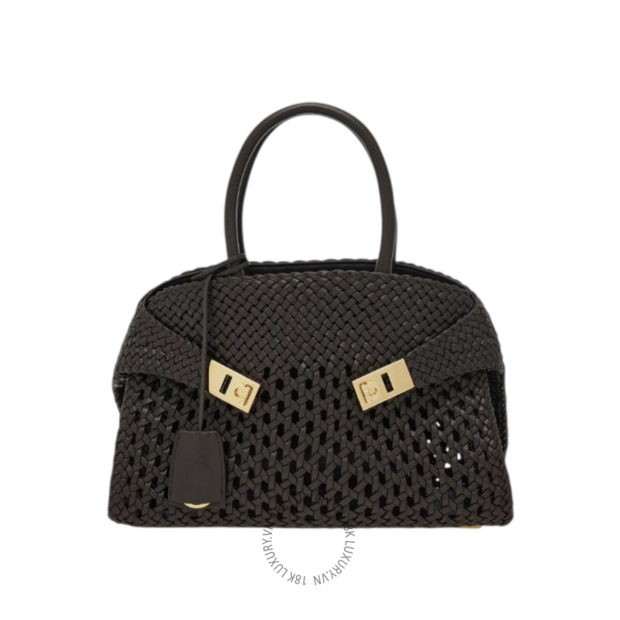 Túi Xách Đeo Chéo Salvatore Ferragamo Hug handbag (M) Testa di Moro 21A474789996 MTRK251