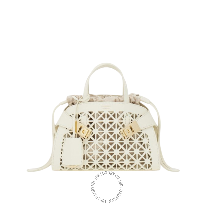 Túi Xách Đeo Chéo Salvatore Ferragamo Hug handbag (XS) Mascarpone 21A696793433 MTRK076