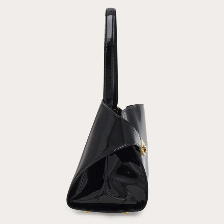 Túi Xách Đeo Chéo Salvatore Ferragamo Hug Soft shoulder bag (M) black 219816793350 MTRK184