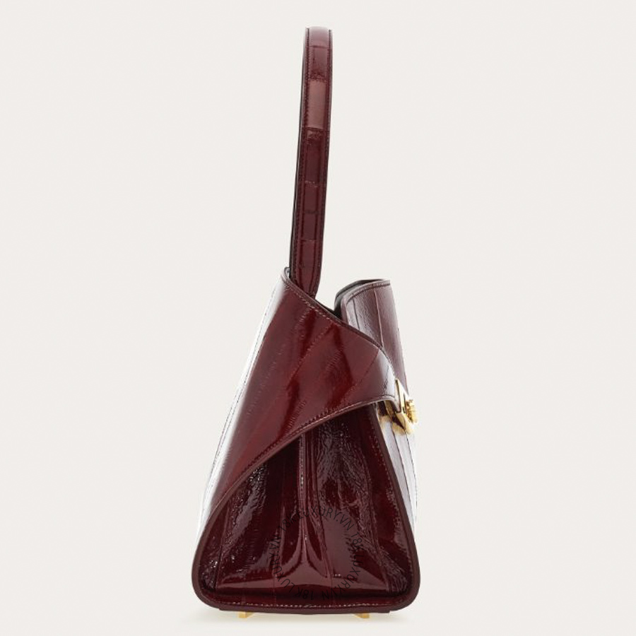 Túi Xách Đeo Chéo Salvatore Ferragamo Hug Soft shoulder bag (M) Dark wine 219816787853 MTRK237 21 Túi Xách Đeo Chéo Salvatore Ferragamo Hug Soft shoulder bag (M) Dark wine 219816787853 MTRK237