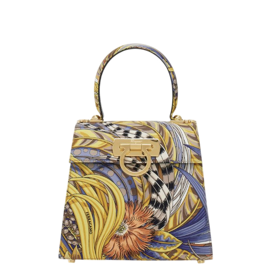 Túi Xách Đeo Chéo Salvatore Ferragamo Iconic Top Handle (S) Multicolor 212193791305 MTRK146