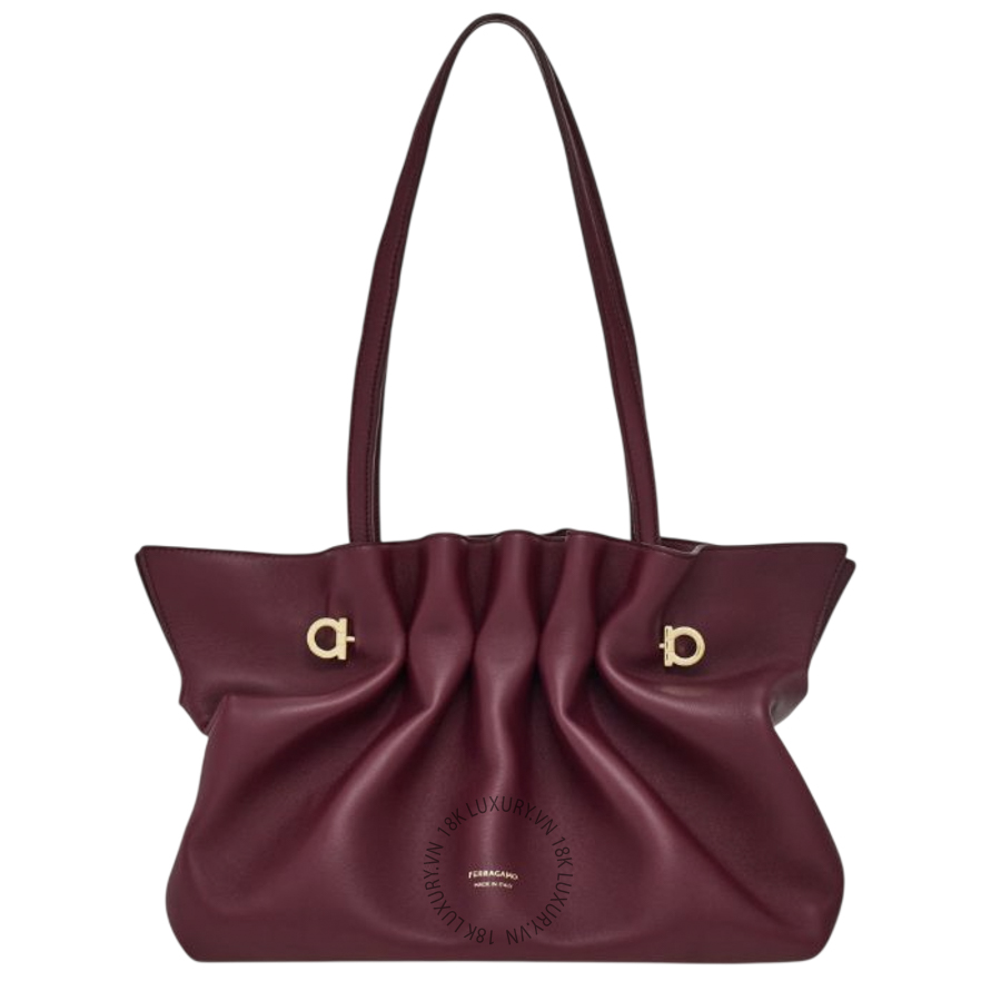 Túi Xách Đeo Chéo Salvatore Ferragamo Soft-bag (M) plum 219960789494 MTRK129