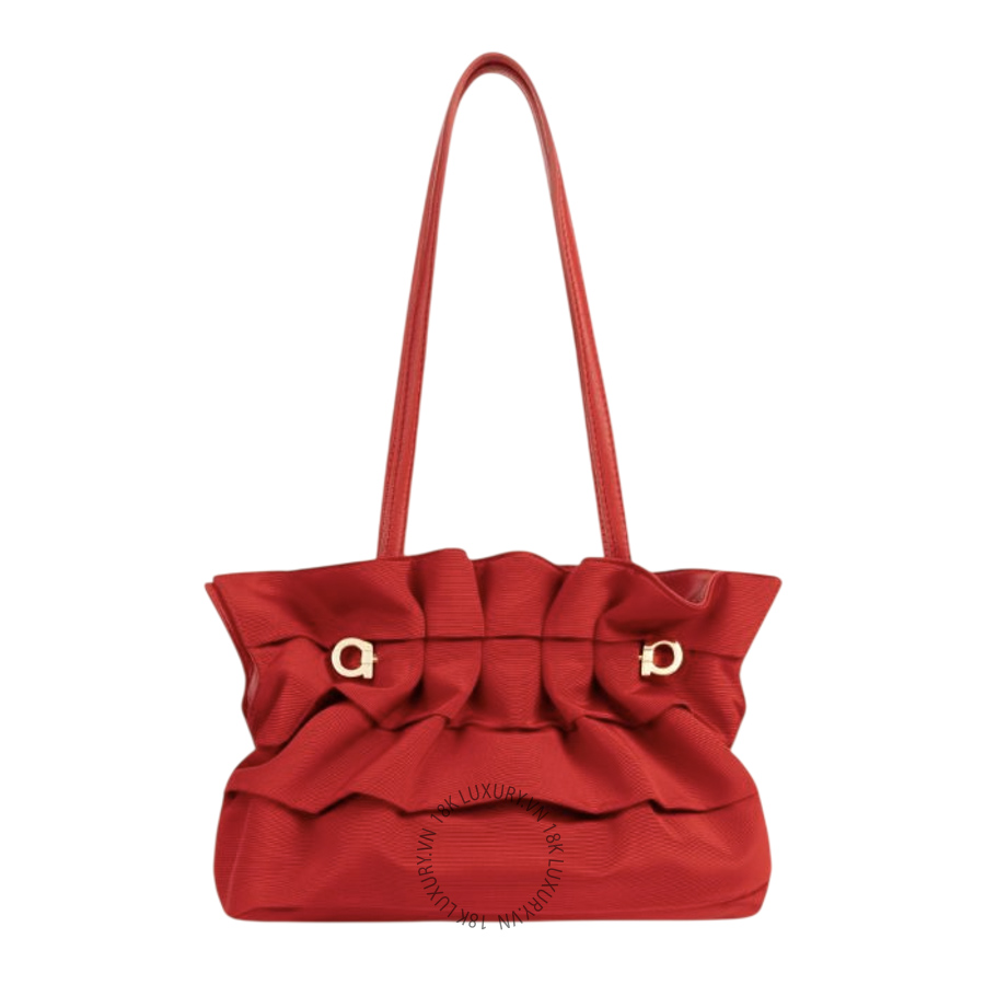 Túi Xách Đeo Chéo Salvatore Ferragamo Soft-bag (S) Flame red 21A857796486 MTRK054