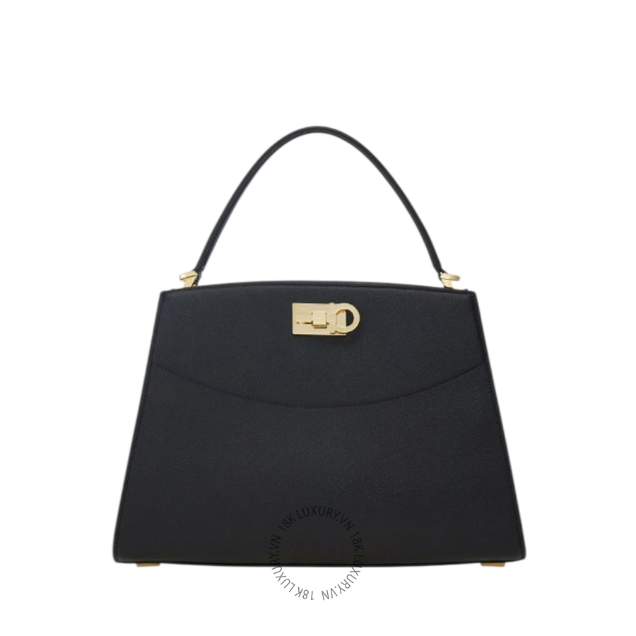 Túi Xách Đeo Chéo Salvatore Ferragamo Studio Box bag (M) black 21A169786095 MTRK134
