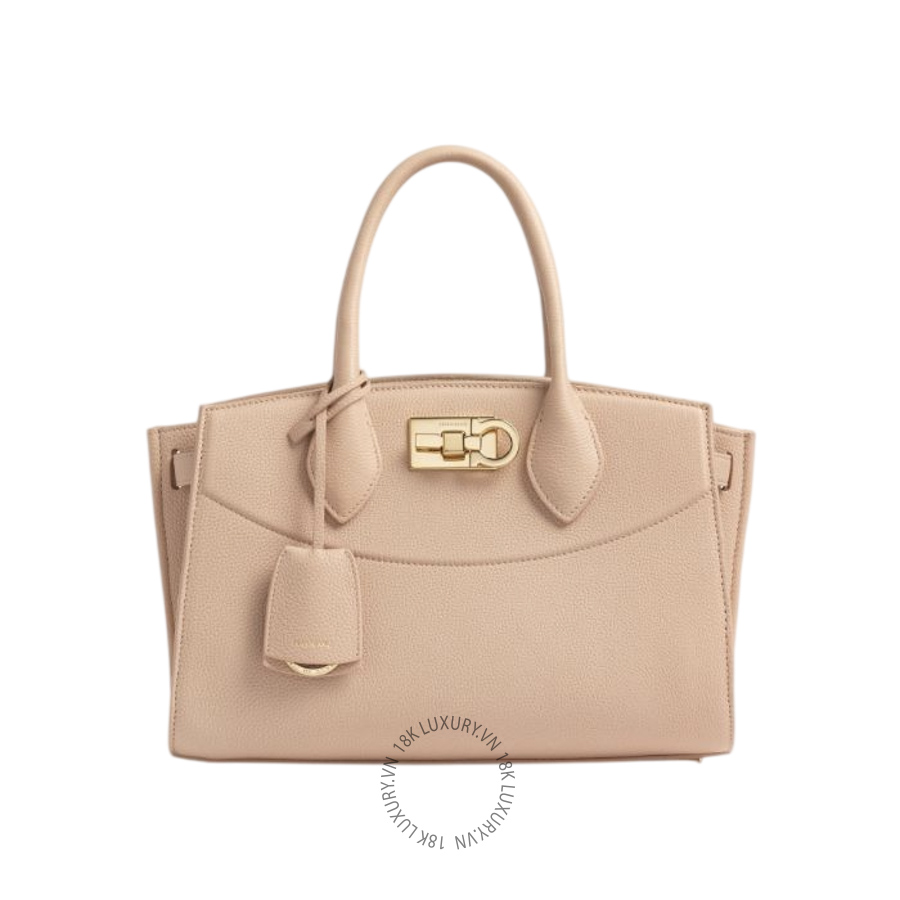 Túi Xách Đeo Chéo Salvatore Ferragamo Studio Soft bag Ballet pink (M) 21A112795211 MTRK148