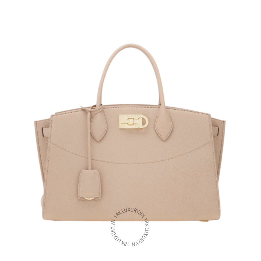 Túi Xách Đeo Chéo Salvatore Ferragamo Studio Soft bag (L) Ballet pink 21A110795320 MTRK207