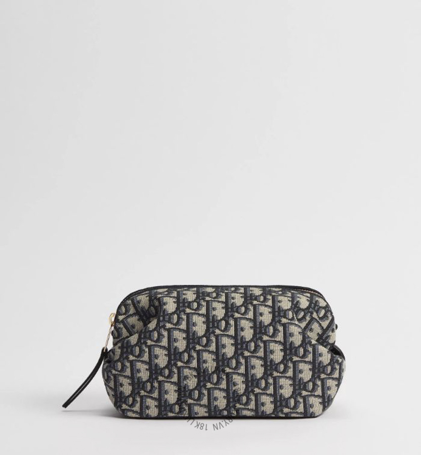 Túi Xách Dior Bow Pouch Blue Dior Oblique Jacquard S3900OTZQ_M928 RMTM022