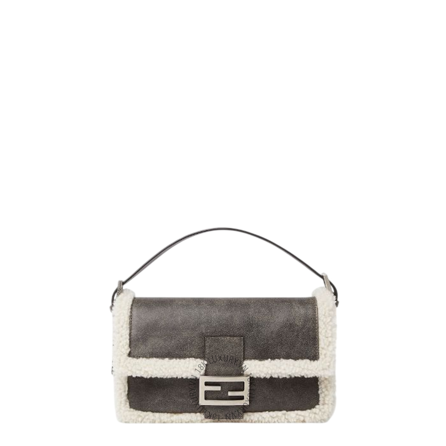 Túi Xách Fendi Baguette 26424 Black shearling bag 8BR850B14KF1XFP FND203