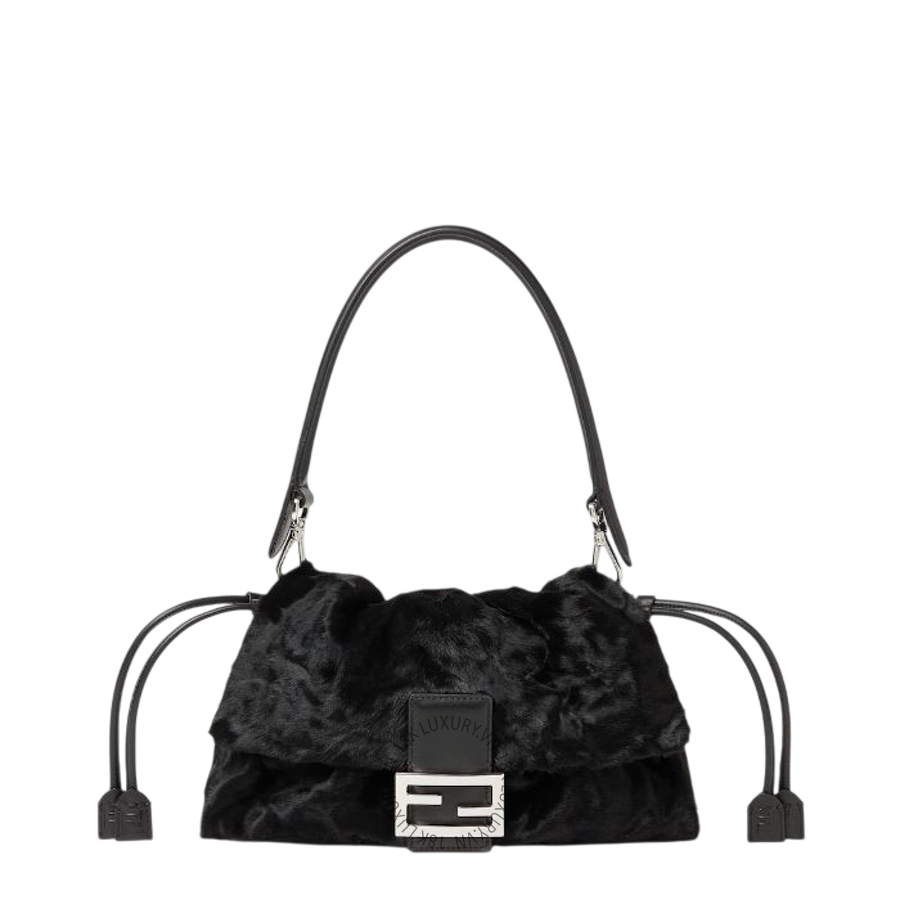 Túi Xách Fendi Baguette Soft Medium Black cavallino leather bag 8BR856B08BF0QA1 FND025