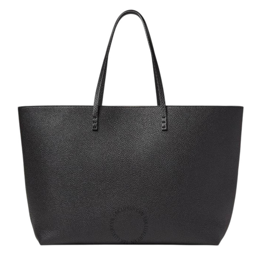 Túi Xách Fendi Medium Roll Black Cuoio Romano leather shopper 8BH444B1E7F0RQ5 FND016
