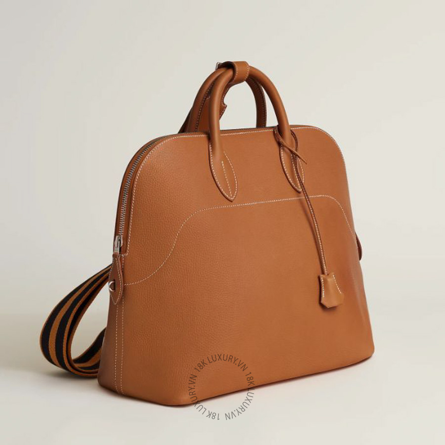 Túi Xách Hermes Bolide a Dos backpack Naturel Sable / Noir / Caramel H085758CKAA MHM117