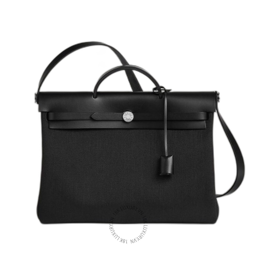 Túi Xách Hermes Herbag Messenger 39 bag Noir / Noir H084489CKAA MHM016