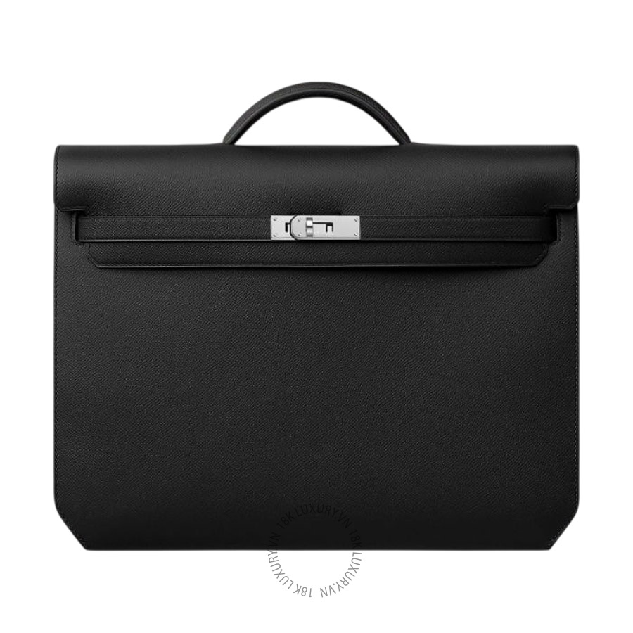 Túi Xách Hermes Kelly depeches 36 briefcase Noir H078391CK89 MHM103