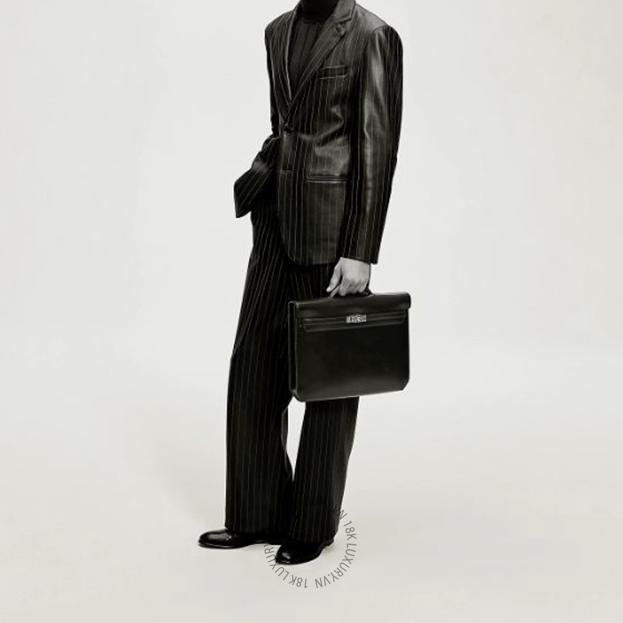 Túi Xách Hermes Kelly depeches 36 briefcase Noir H078395CK89 MHM104