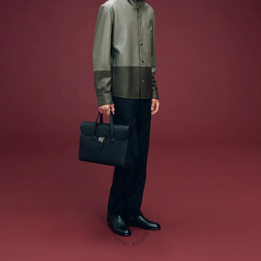 Túi Xách Hermes Sac a depeches light 1-36 briefcase Noir H085721CK89 MHM094