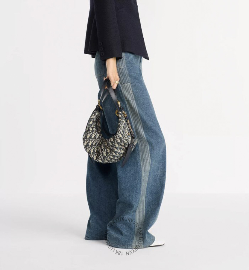 Túi Xách Medium D-Journey Bag Blue Dior Oblique Jacquard M2417UTZQ_M928 AMXM247