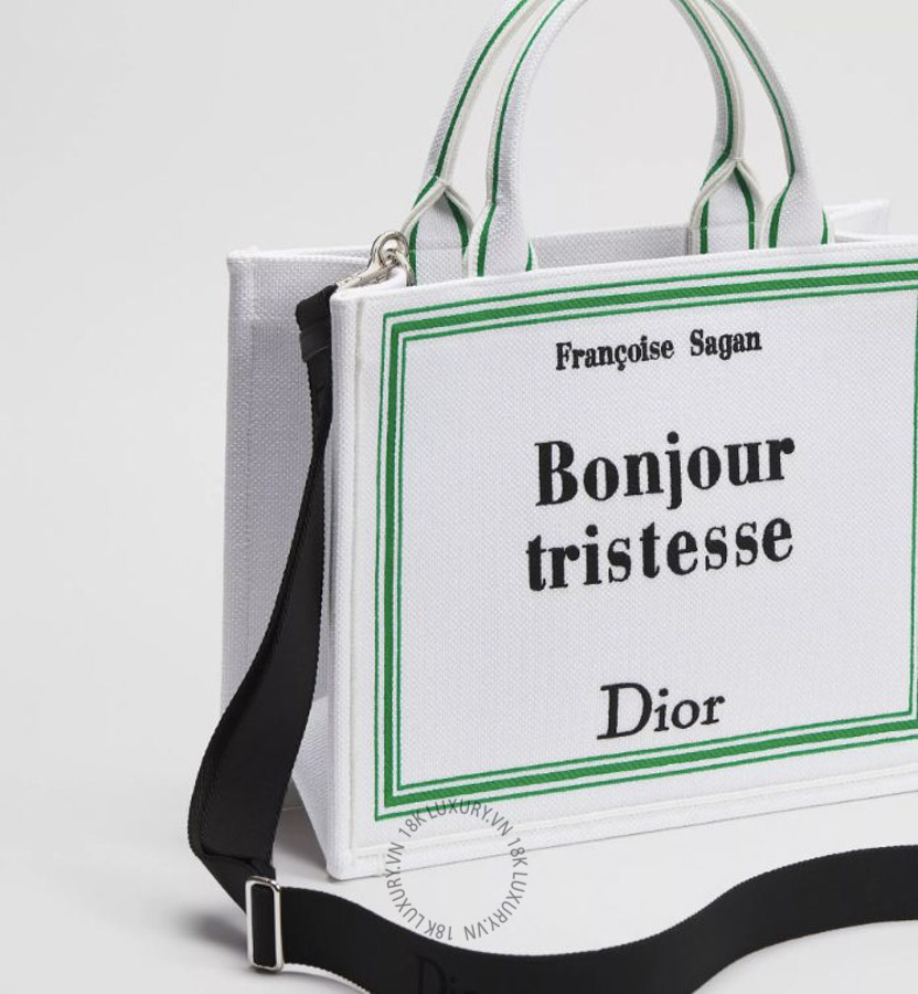 Túi Xách Medium Dior Book Tote with Strap M1354PEHP_M41I AMXM182