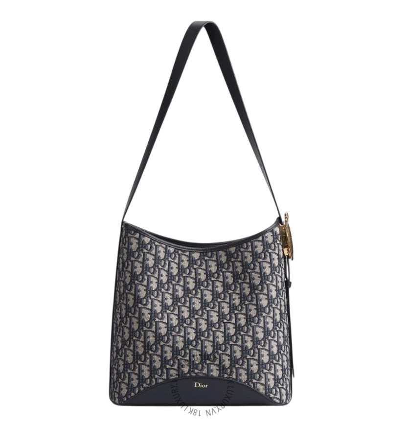 Túi Xách Medium Dior Médaillon Bucket Blue Dior Oblique Bag M1532QTZQ_M928 AMXM043