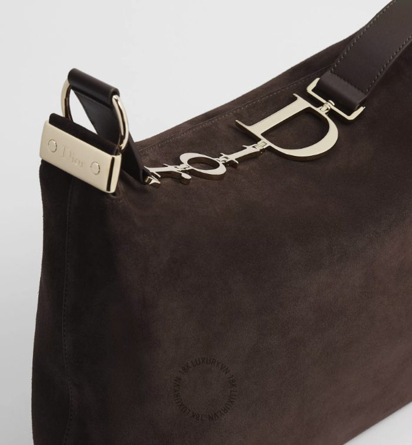 Túi Xách Medium Diorly Bag Chocolate Suede Calfskin M1412OHJX_M66M AMXM068 20 Túi Xách Medium Diorly Bag Chocolate Suede Calfskin M1412OHJX_M66M AMXM068