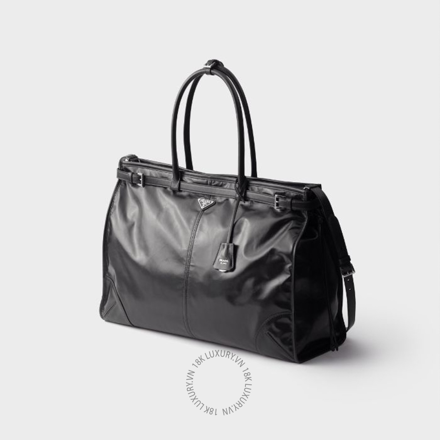 Túi xách Prada Bonnie leather tote bag 2VG128_2CYR_F0002_V_OOP NTPR326
