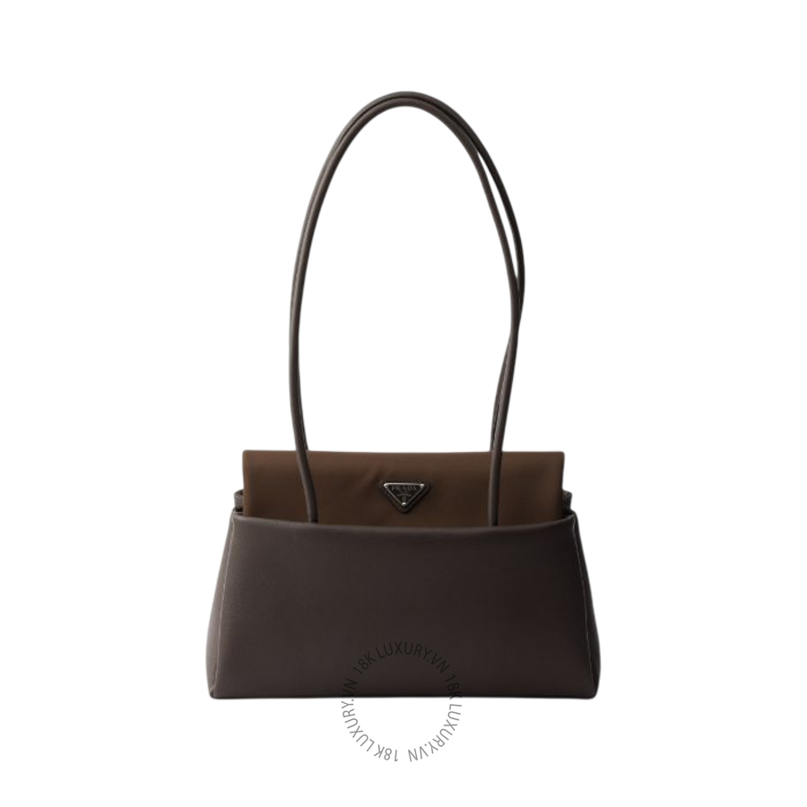 Túi xách Prada Passage medium leather with Re-Nylon flap 1BA495_2G52_F0201_V_OPO NTPR190