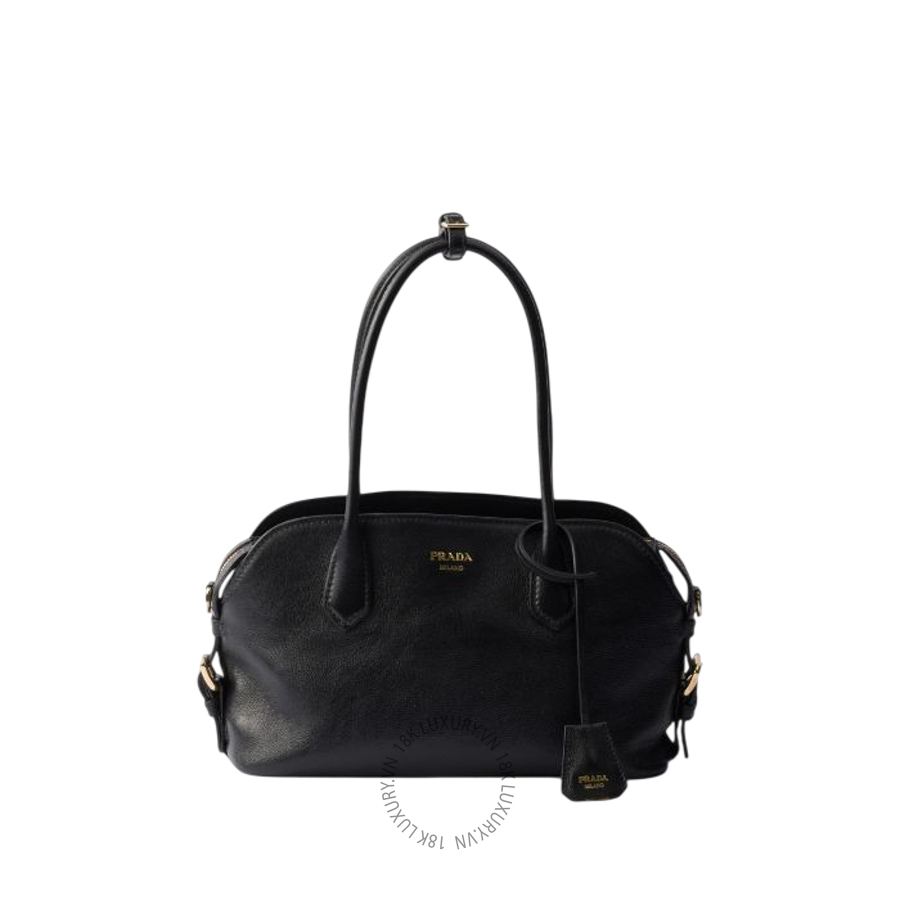 Túi xách Prada Signet medium leather tote 1BG609_2HF2_F0002_V_DOO NTPR181