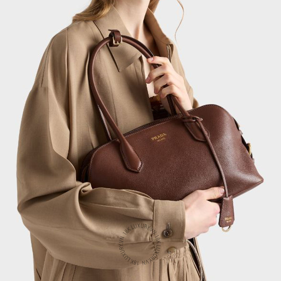 Túi xách Prada Signet medium leather tote 1BG609_2HF2_F0042_V_DOO NTPR183