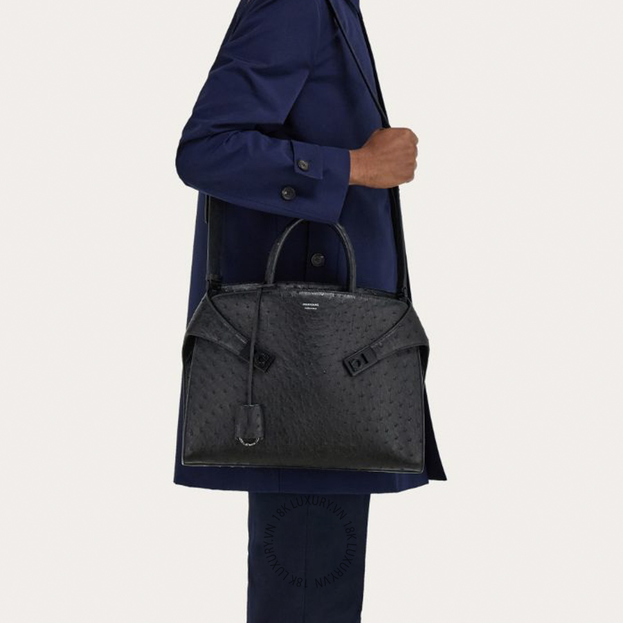 Túi xách Salvatore Ferragamo hug briefcase black 241683789874 PUCH084