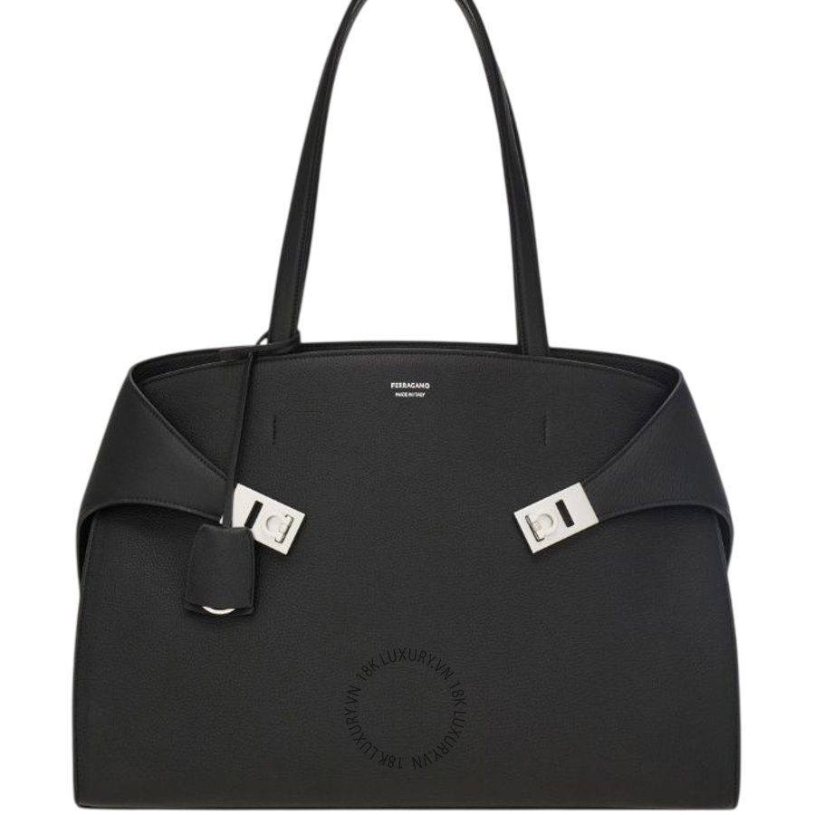 Túi xách Salvatore Ferragamo hug shoulder bag black 241813787660 PUCH034