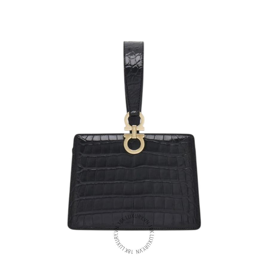 Túi Xách Salvatore Ferragamo Mini clutch black 221149794066 MTRK271