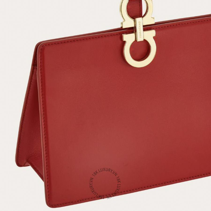 Túi Xách Salvatore Ferragamo Mini clutch Flame red 220958792850 MTRK020 14 Túi Xách Salvatore Ferragamo Mini clutch Flame red 220958792850 MTRK020