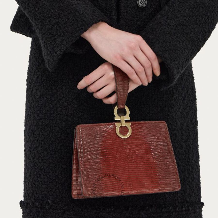 Túi Xách Salvatore Ferragamo Mini clutch Rust/Testa di Moro 221166795549 MTRK250 17 Túi Xách Salvatore Ferragamo Mini clutch Rust/Testa di Moro 221166795549 MTRK250