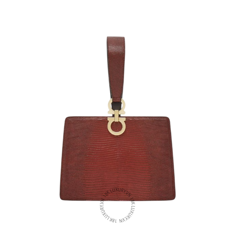 Túi Xách Salvatore Ferragamo Mini clutch Rust/Testa di Moro 221166795549 MTRK250