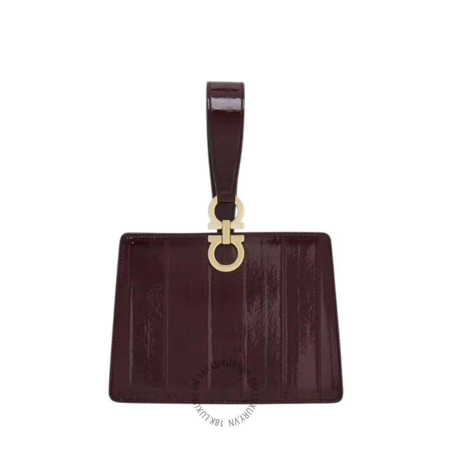 Túi Xách Salvatore Ferragamo Mini clutch wine 221029787903 MTRK111