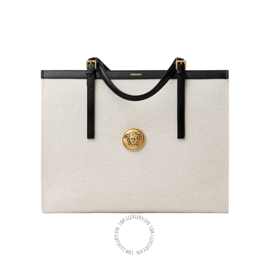 Túi Xách Versace Rivière Large Canvas Tote 1024321-1A19218_DTU_UNICA_2K00J VSC020