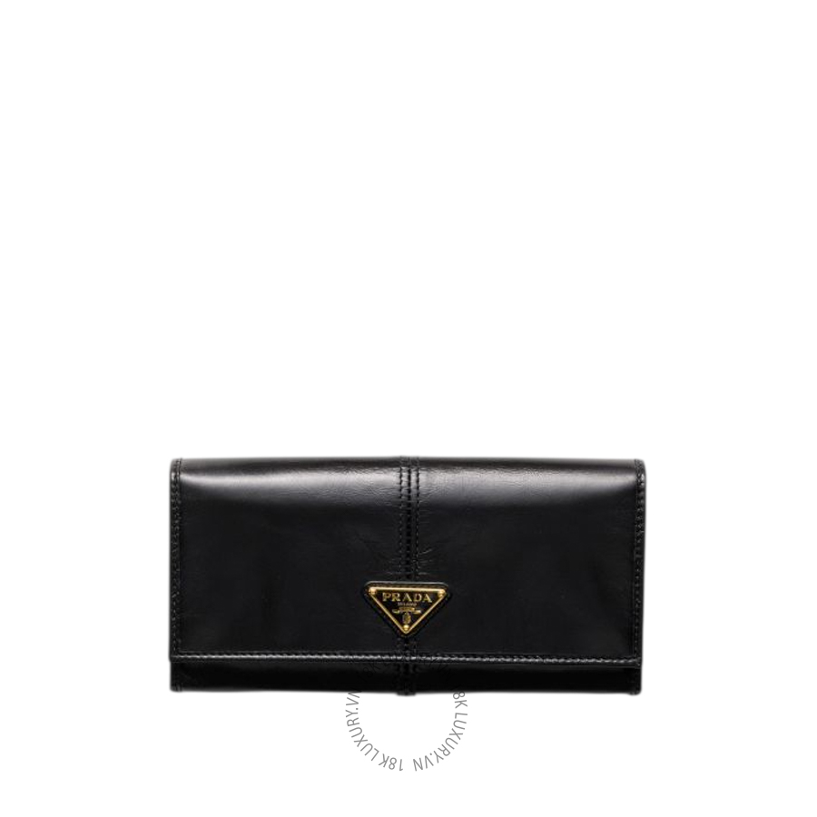 Ví Dài Prada Large leather wallet 1MH132_2CYR_F0002 PRV036