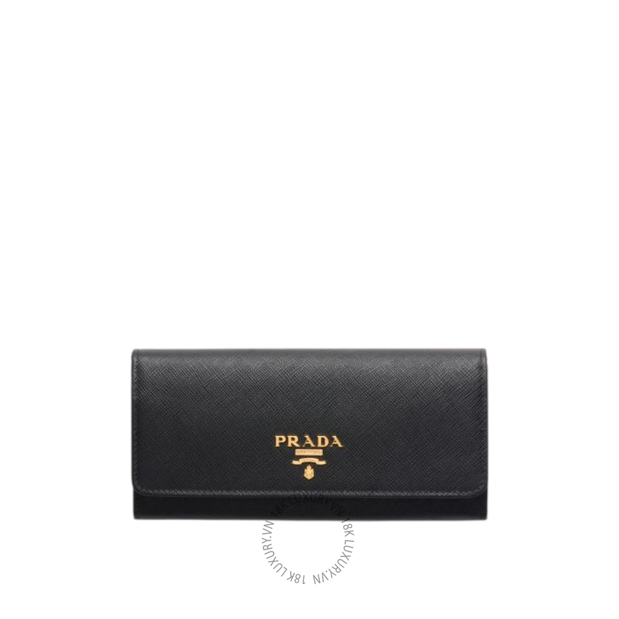 Ví Dài Prada Large Saffiano Leather Wallet 1MH132_QWA_F0002 PRV134