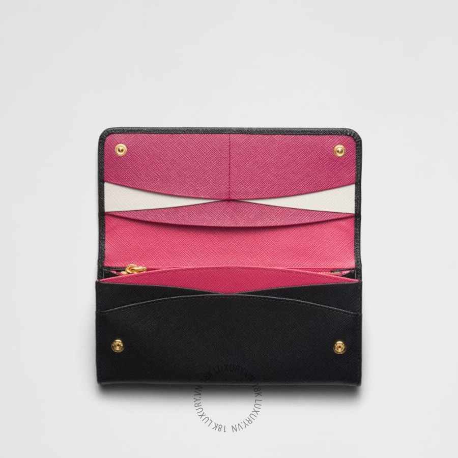 Ví Dài Prada Large Saffiano Leather Wallet 1MH132_ZLP_F061H PRV131