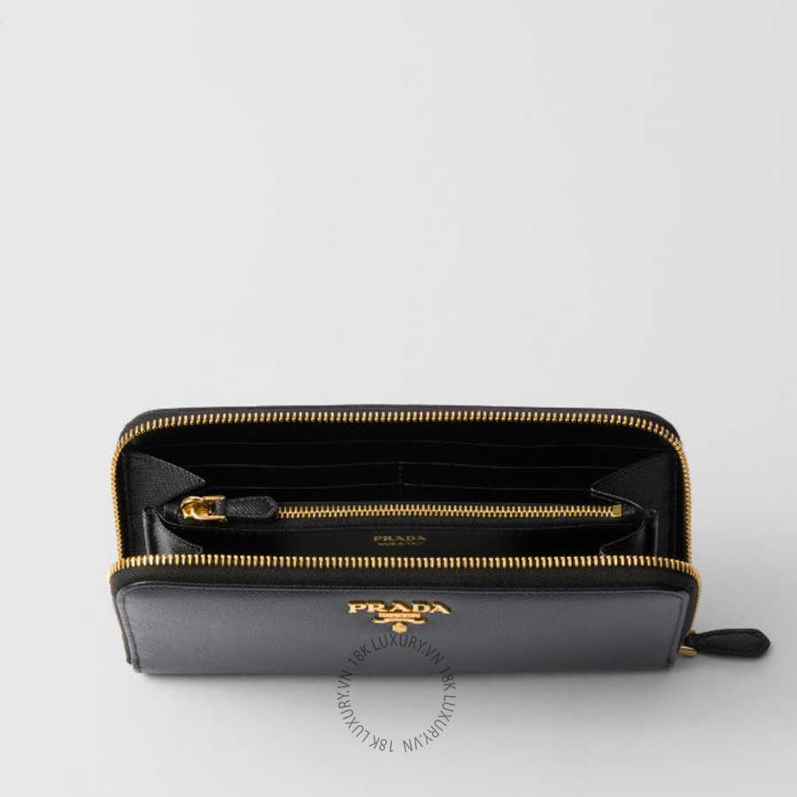 Ví Dài Prada Large Saffiano Leather Wallet 1ML506_QWA_F0002 PRV139