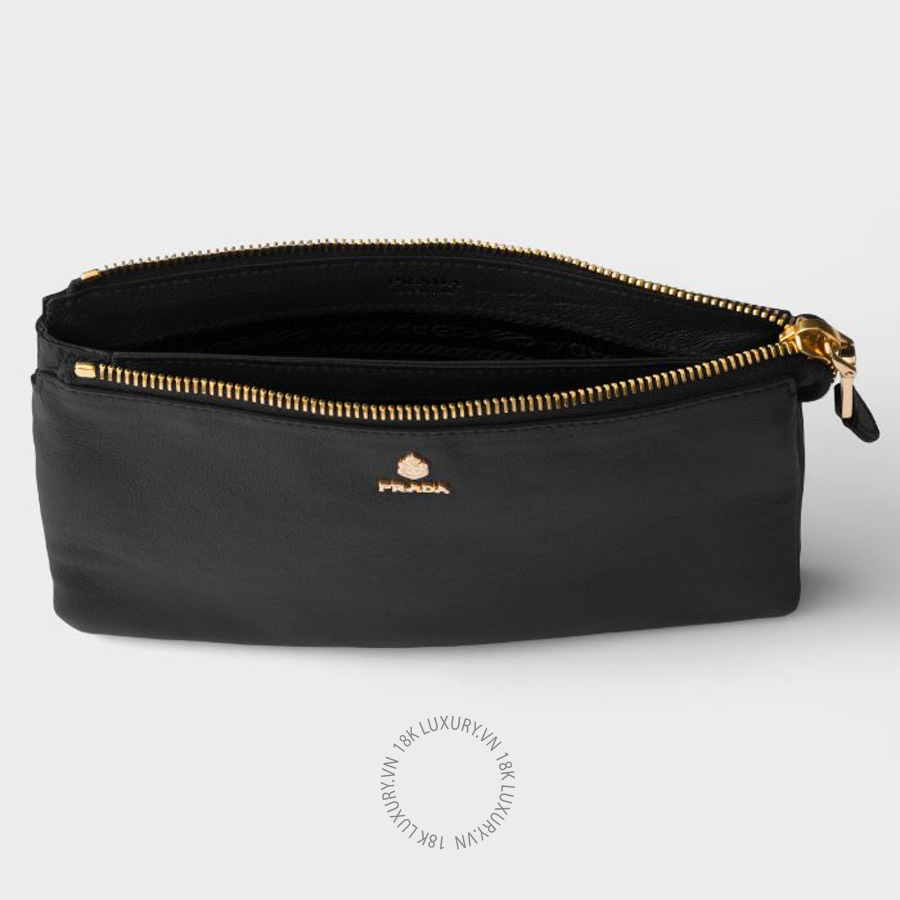 Ví Dài Prada Leather zipper pouch 1MB084_2ZSN_F0002 PRV017