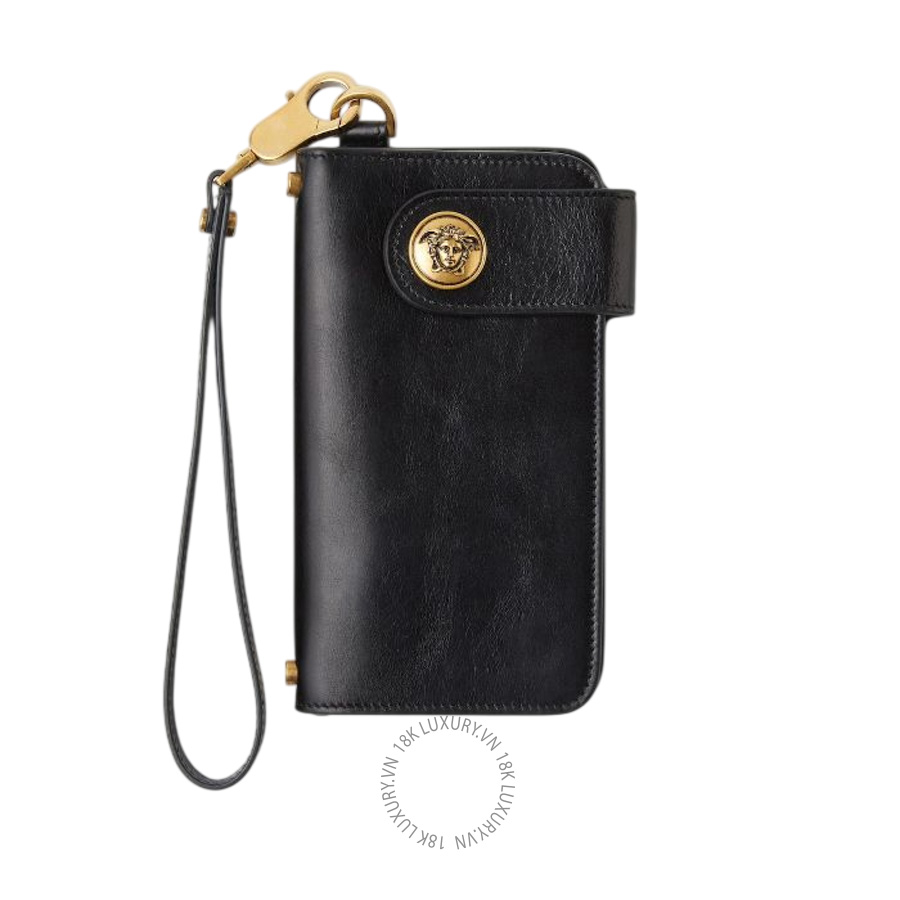 Ví dài Versace Emblème Long Leather Wallet 1023726-1A17453_DTU_UNICA_1B55J VSC548