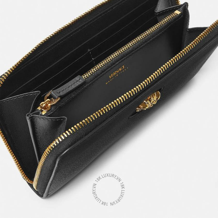 Ví dài Versace La Medusa Leather Wallet DPDI056-DVIT4T_DTU_UNICA_KVO41 VSC539
