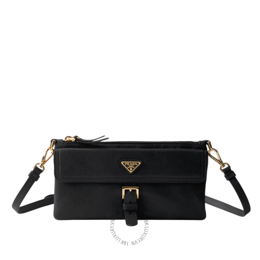 Ví Đeo Chéo Prada Nappa leather wallet with shoulder strap 1MT046_2G6Y_F0002 PRV021