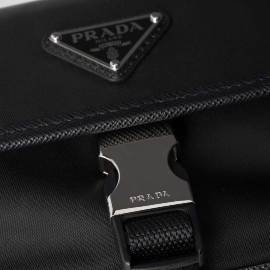 Ví đeo chéo Prada Re-Nylon and Saffiano leather smartphone case 2ZH108_2DMH_F0002 NVPR085