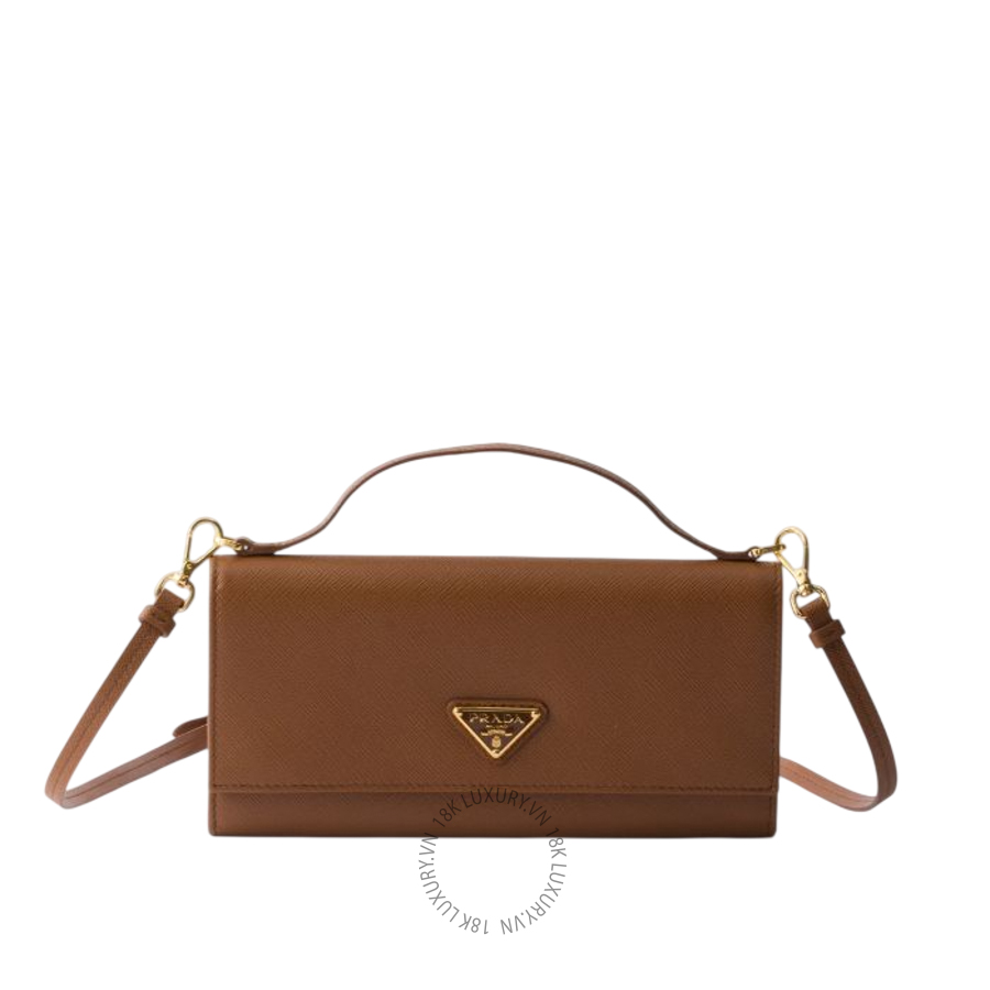 Ví Đeo Chéo Prada Saffiano leather wallet with shoulder strap 1MT042_QHH_F0046 PRV029